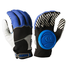 Longboard Downhill Sliding Gloves - Blue Puck - Longboards USA