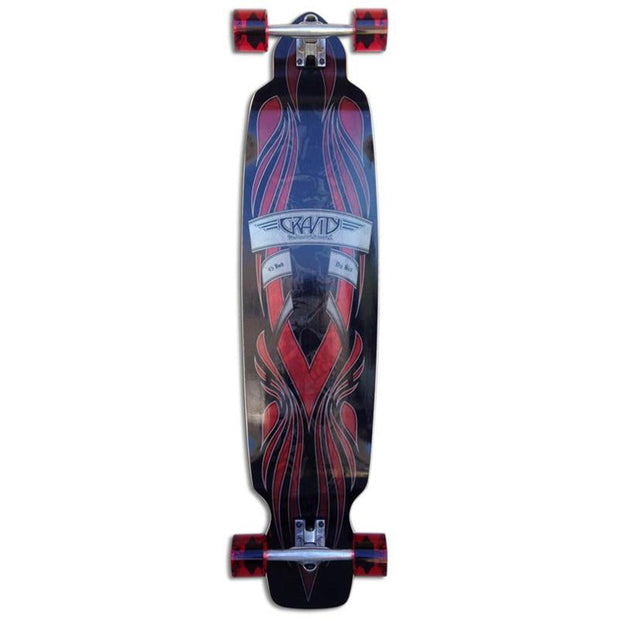 Longboard Gravity Big Kick 45" - Sacred Ground - Complete - Longboards USA