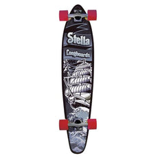 Longboard Kicktail Ghostship Skateboard 42" Stella Complete - Longboards USA