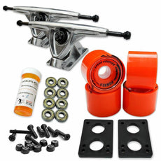 Longboard Starter Combo Kit - with 70mm Wheels - Chrome Trucks - Longboards USA