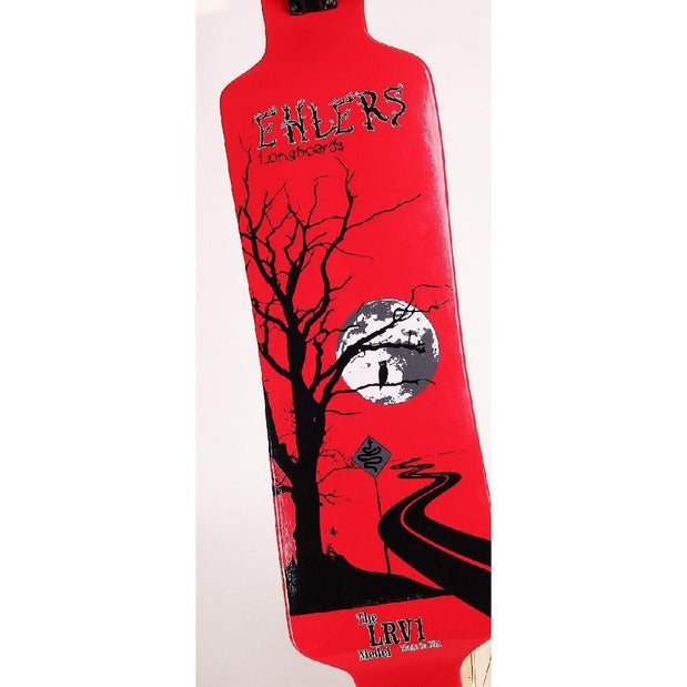 LRV1 40" Drop Down Longboard in Red Lunar Rover Ehlers Longboards - Longboards USA