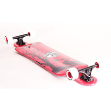 LRV1 40" Drop Down Longboard in Red Lunar Rover Ehlers Longboards - Longboards USA