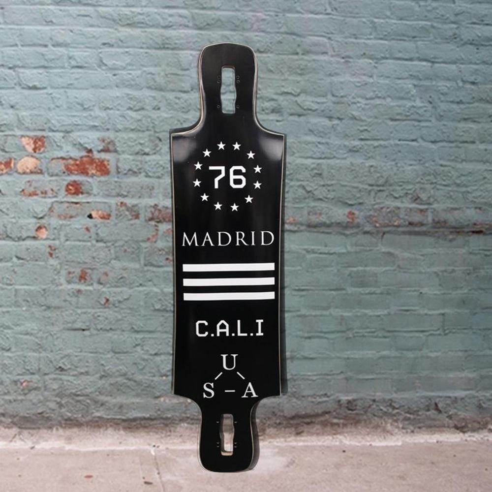 Madrid BLK Maniac Freeride  39" Drop Through Longboard Deck - Longboards USA