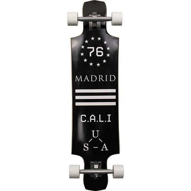 Madrid BLK Maniac Freeride  39" Top Mount Longboard Complete - Longboards USA