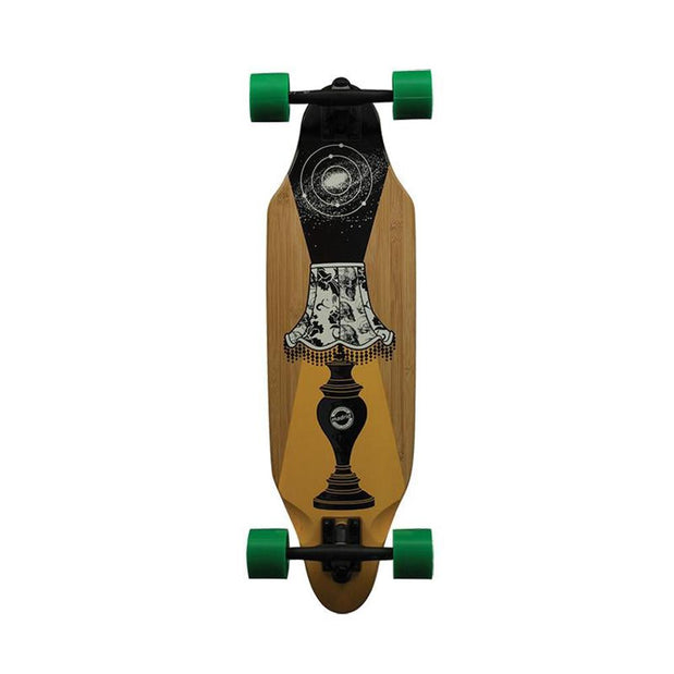 Madrid Glow In the Dark Lamp Bamboo 31" Longboard - Longboards USA