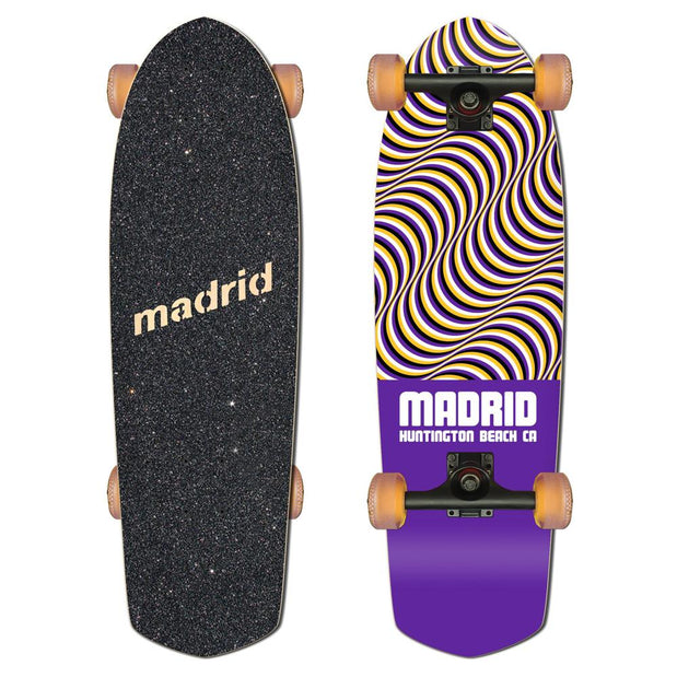 Madrid Picket 28.5" Illusion Purple Cruiser Longboard - Longboards USA