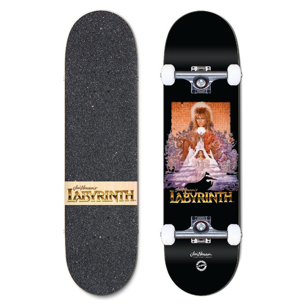 Madrid Sci-fi Labyrinth David Bowie Poster Skateboard - Longboards USA