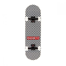 Magneto Checkered Kids 7.75" Skateboard - Longboards USA