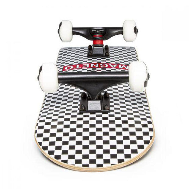 Magneto Checkered Kids 7.75" Skateboard - Longboards USA