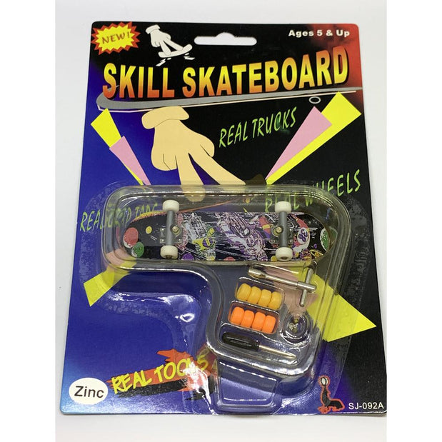 Mini Finger Skateboard Fingerboard Skill Skateboard Toy - Longboards USA