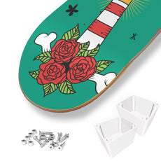 Old-School Tattoo Skateboard Wall Art - Longboards USA