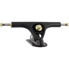Paris V3 180mm/50° Matte Black/Gold Hardware Longboard Trucks | Set of 2 - Longboards USA