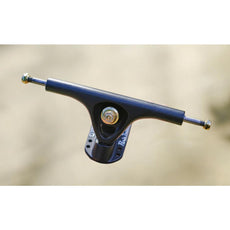 Paris V3 180mm/50° Matte Black/Gold Hardware Longboard Trucks | Set of 2 - Longboards USA