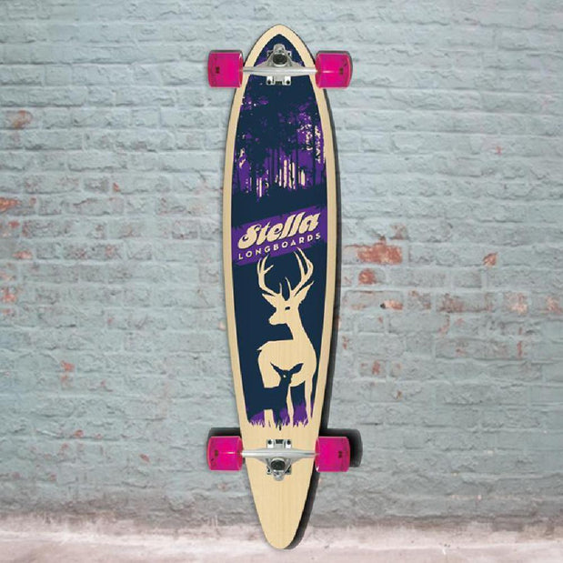 Pintail Longboard Deer Stella Skateboard 46" - Complete - Longboards USA