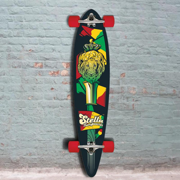 Pintail Longboard Irie Staff Stella Skateboard 46" - Complete - Longboards USA