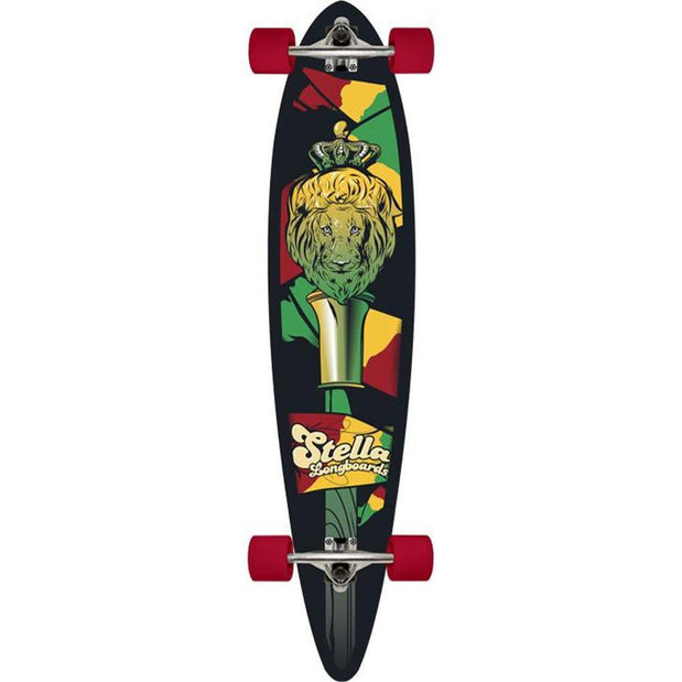 Pintail Longboard Irie Staff Stella Skateboard 46" - Complete - Longboards USA
