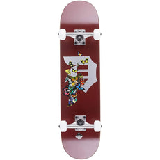 Primitive Dirty P Colony in Burgundy 7.75" Complete Skateboard - Longboards USA