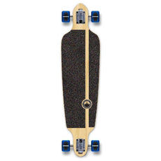 Punked Checkered Blue Drop Through Longboard - Longboards USA
