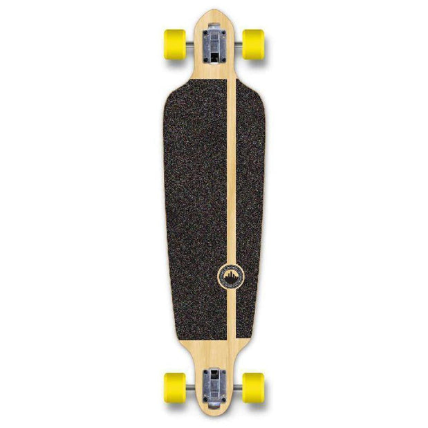 Punked Checkered Green Drop Through Longboard - Longboards USA