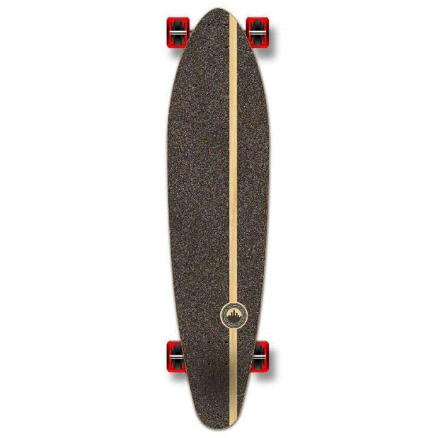 Punked Checkered Red Kicktail Longboard - Longboards USA