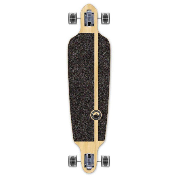 Punked Checkered White Drop Through Longboard - Longboards USA