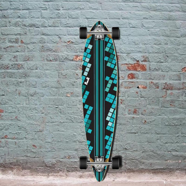 Punked Digital Wave Pintail Longboard 40 inch - Complete - Longboards USA