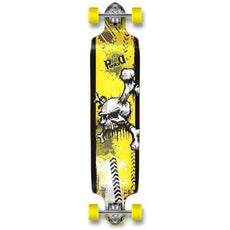 Punked Drop Down Skull Longboard 41 inch Complete - Longboards USA