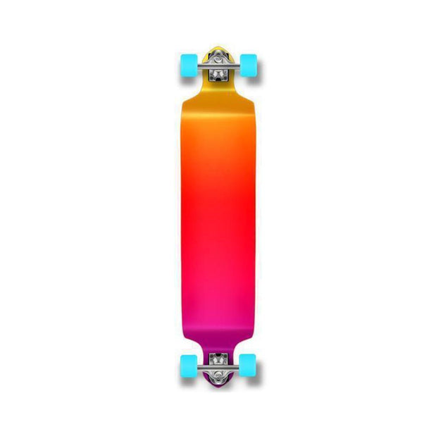 Punked Gradient Pink Drop Down 41" Longboard - Longboards USA