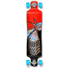 Punked Lowrider Longboard Complete - The Bird Red - Longboards USA