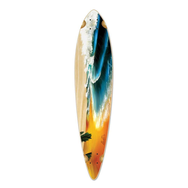 Punked Pintail Beach Longboard Deck - Longboards USA