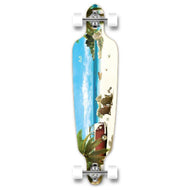 Punked Punked Drop Through Getaway Longboard Complete - Longboards USA