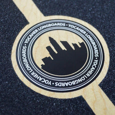 Punked Slimkick Longboard Deck - Ripple - Longboards USA