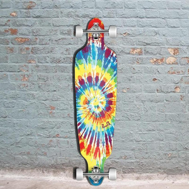 Punked Tiedye Original Drop Through Longboard 40" - Longboards USA