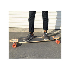 Punked White Digital Wave Drop Through 40" Longboard - Longboards USA