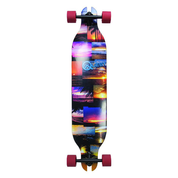 Quest 41 Sunset Mosaic - Longboards USA