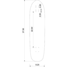 Rayne Strayne Bamboo 37.50" Downhill/Freeride Longboard Deck - Longboards USA
