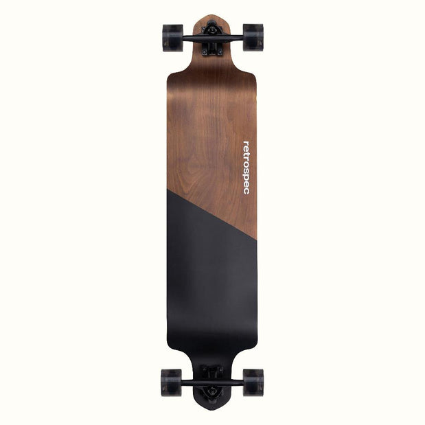 Retrospec Tidal Black Edge 41" Drop Down Longboard - Longboards USA