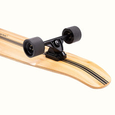 Retrospec Zed Black Pipeline 44" Kicktail Longboard - Longboards USA