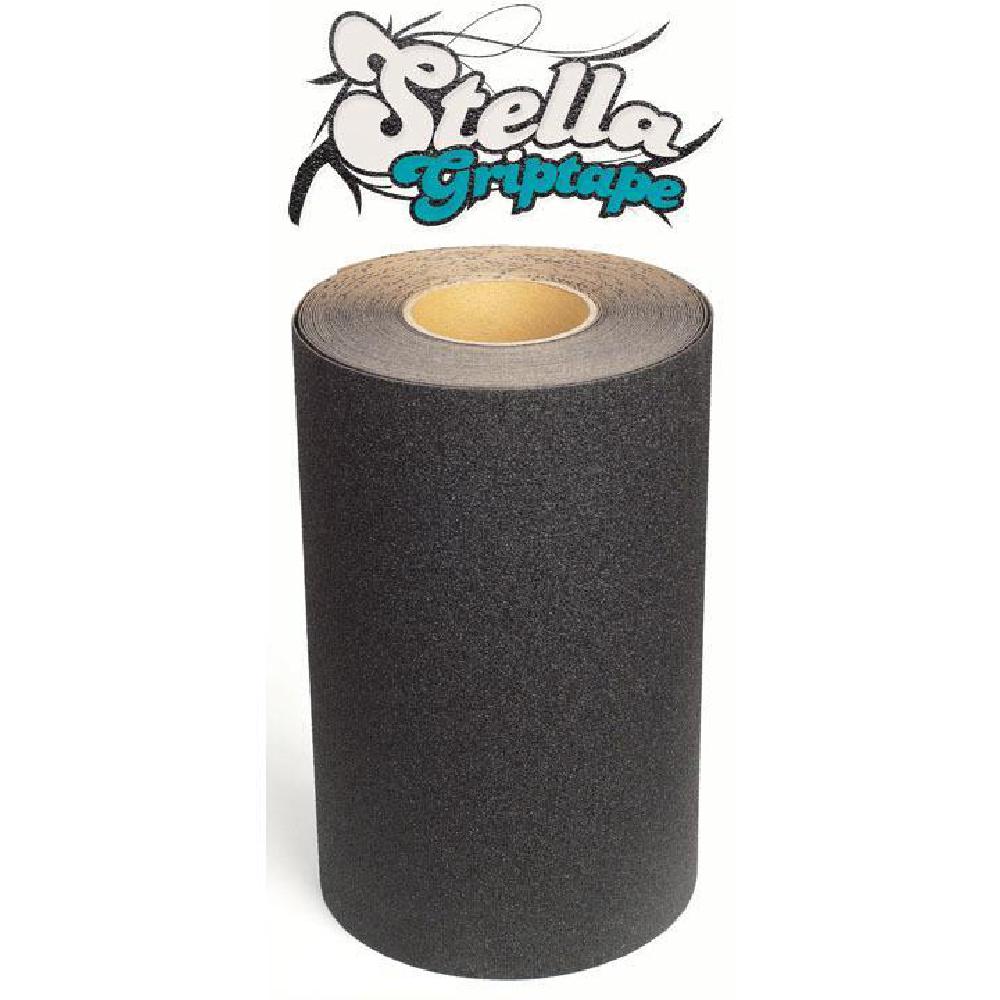 Roll Stella Flik Black Perforated Griptape - Coarse - Longboards USA