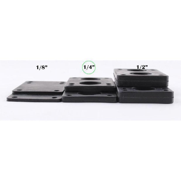 Rubber Risers 1/4" for Longboard and Skateboard - Longboards USA