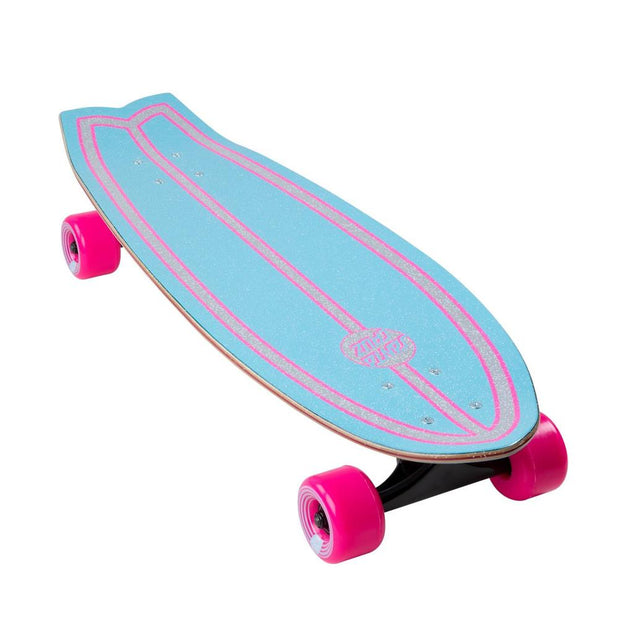 Santa Cruz Prismatic Dot Shark 28" Cruiser Longboard - Longboards USA