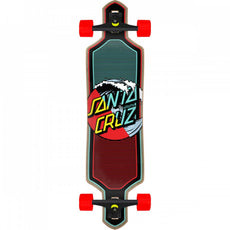 Santa Cruz Wave Dot Splice Cruzer Drop Thru 36.0" Longboard - Longboards USA