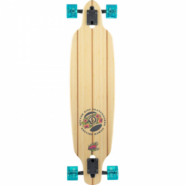 Sector 9 Fractal Flora Sidewinder 36" Drop Through Longboard - Longboards USA