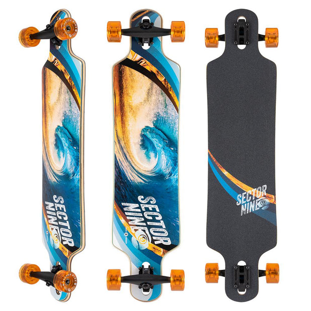 Sector 9 Meridian Swirl 40" Drop Through Longboard - Longboards USA