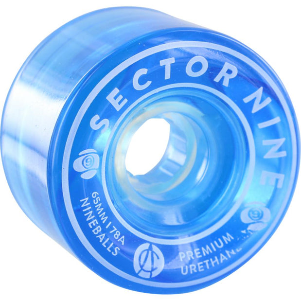 Sector 9 Nineballs 65Mm 78A Blue Skateboard Wheels - Longboards USA