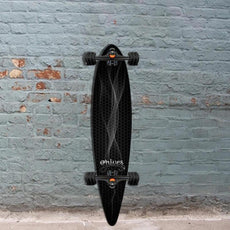 Shiver Smoke Pintail Longboard 38 inch with Shark Wheels - Longboards USA