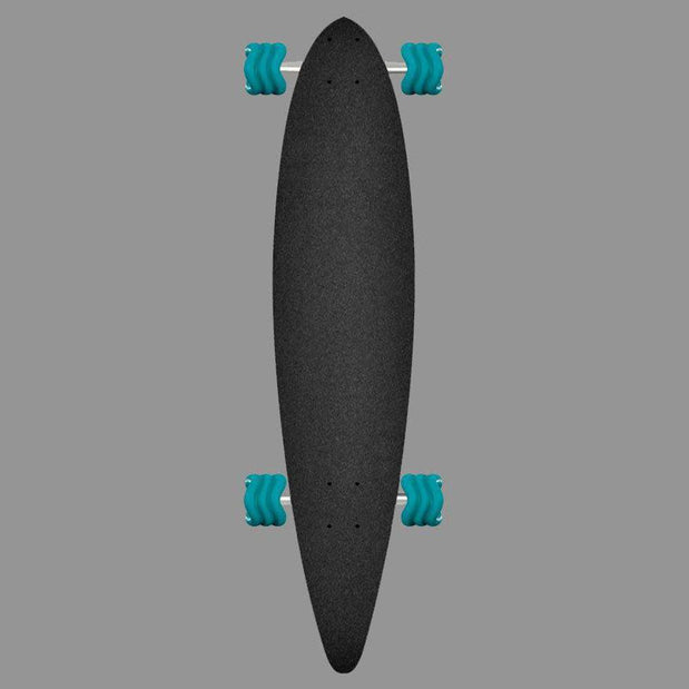 Shiver Timber Pintail Longboard 38" with Shark Wheels - Longboards USA