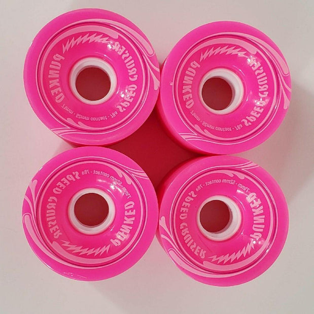 Speed Cruiser 71mm Longboard Wheels - Solid Pink - Longboards USA