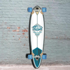 Stella Aqua Crimson 42" Pintail Longboard - Longboards USA