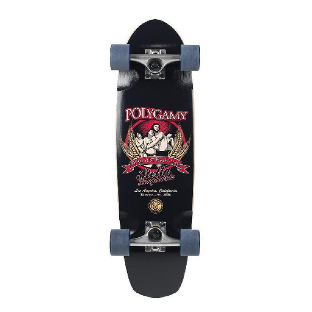 Stella Beer Runner Polygamy Longboard 29" Cruiser - Longboards USA